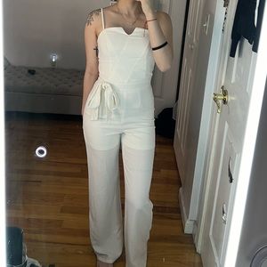 Monteau White Jumpsuit